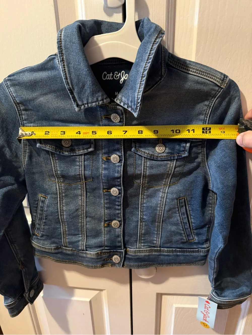Cat & Jack Size Medium (8) Jean Jacket NWT Medium Wash